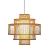 The multi-layered bamboo chandelier in the living room, dining room and bedroom features a simple, modern and light luxury Nordic style Item Picture